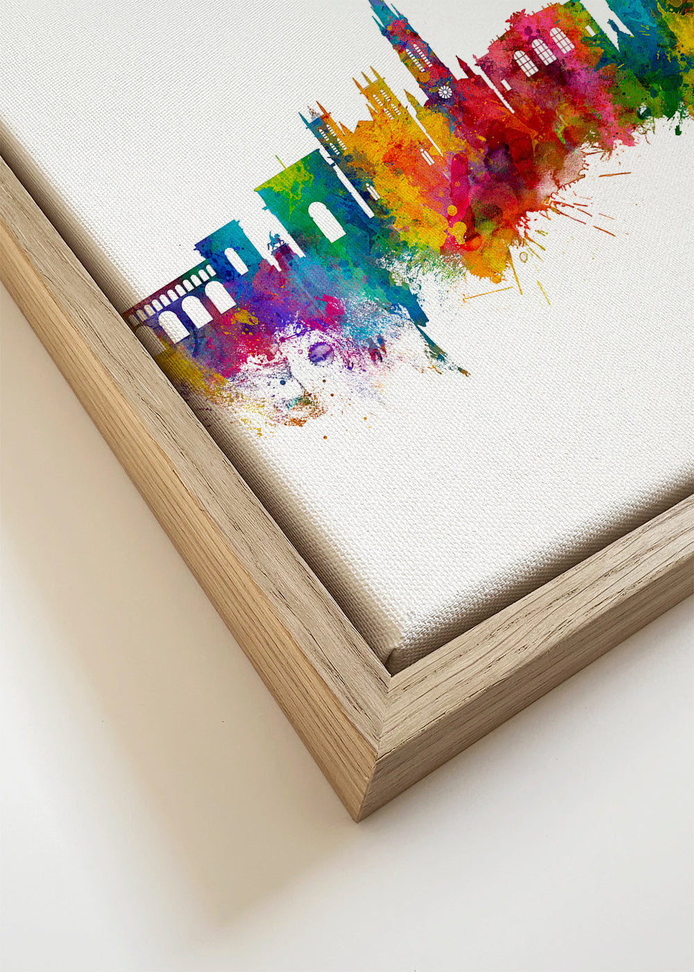 Montpellier akvarel by-silhuet