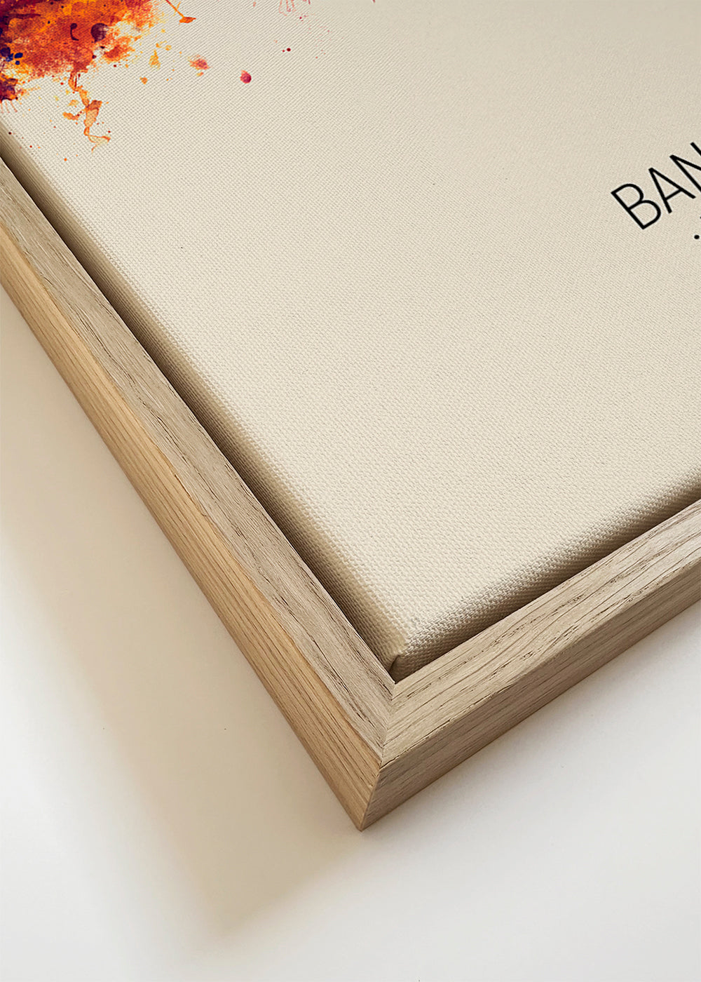Plakat by Bangkok akvarel beige
