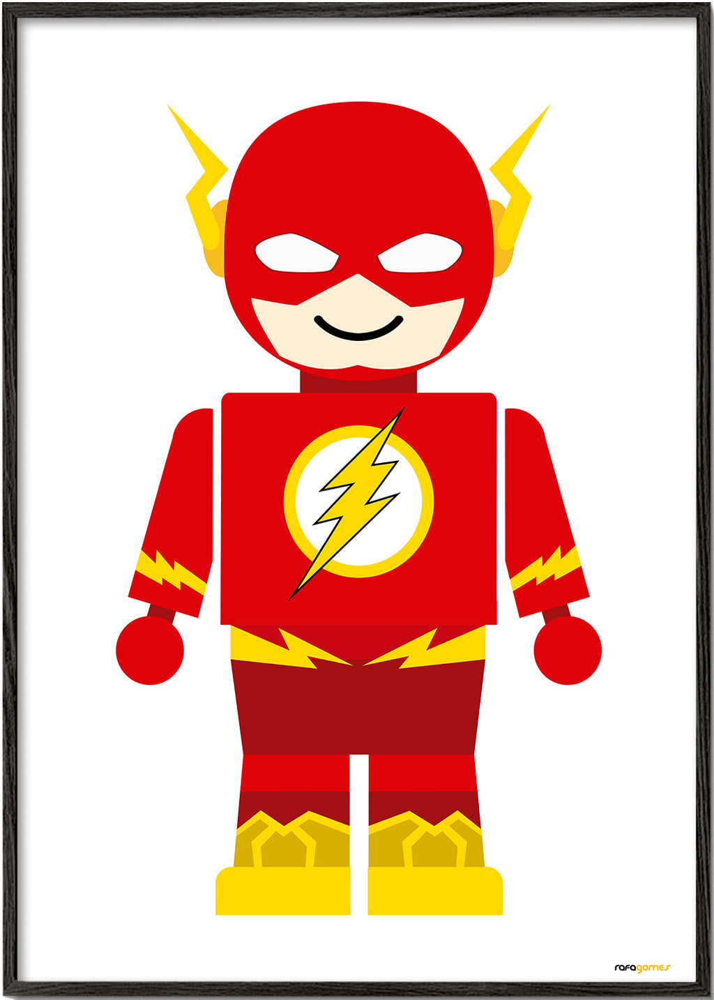 Børneplakat Toy Flash