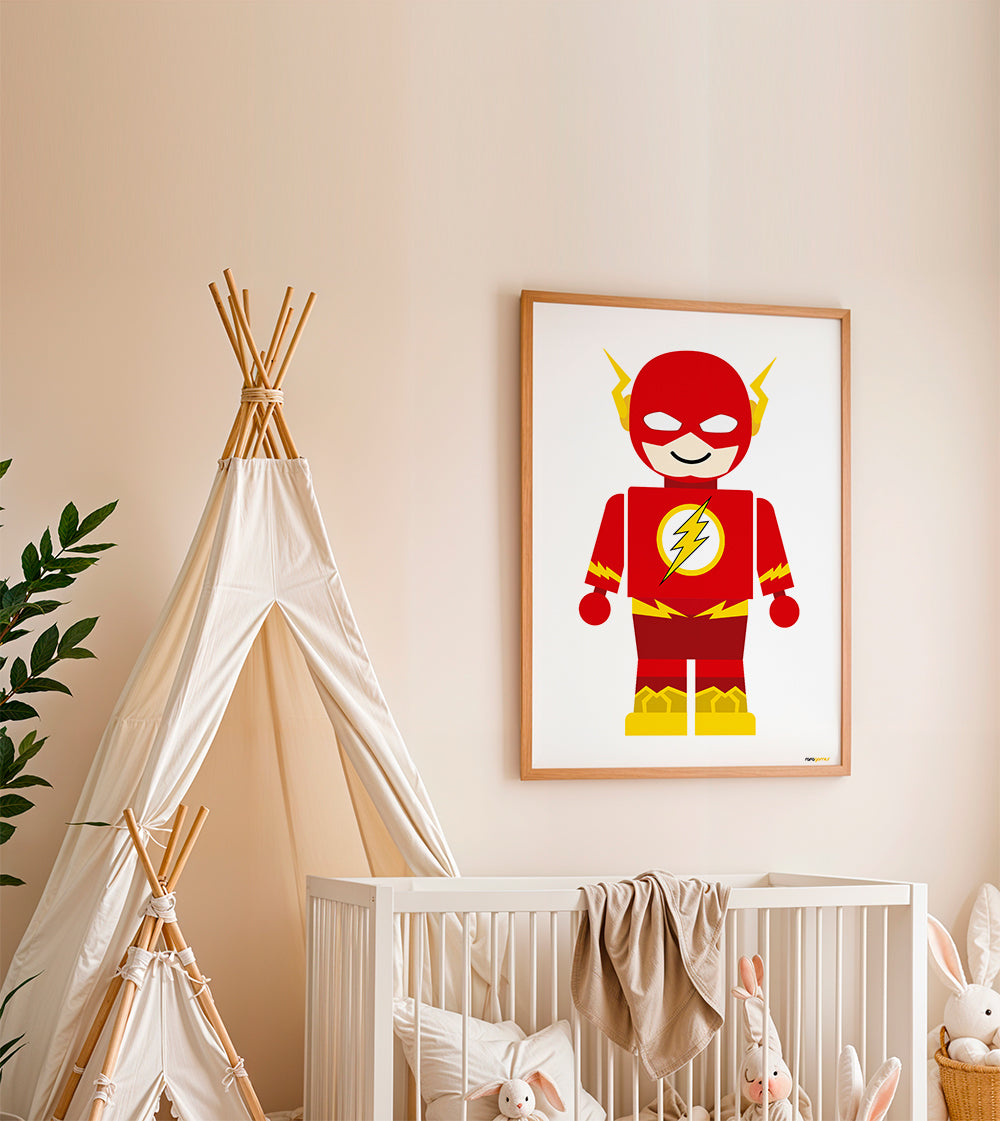 Børneplakat Toy Flash