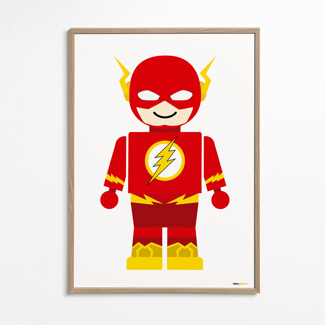 Børneplakat Toy Flash