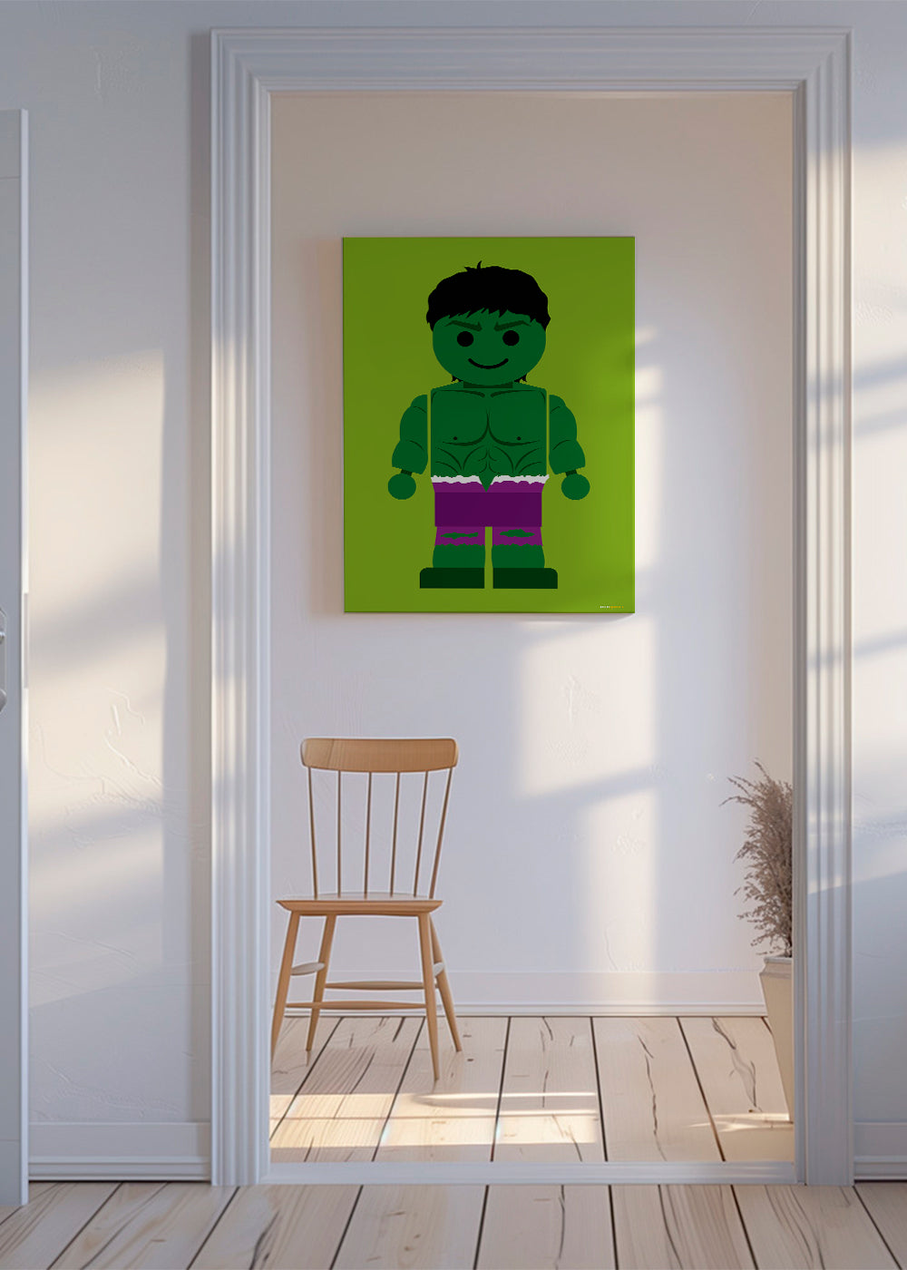 Børneplakat Hulk legetøj