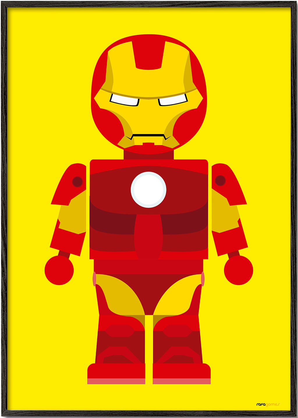 Børneplakat Ironman legetøj