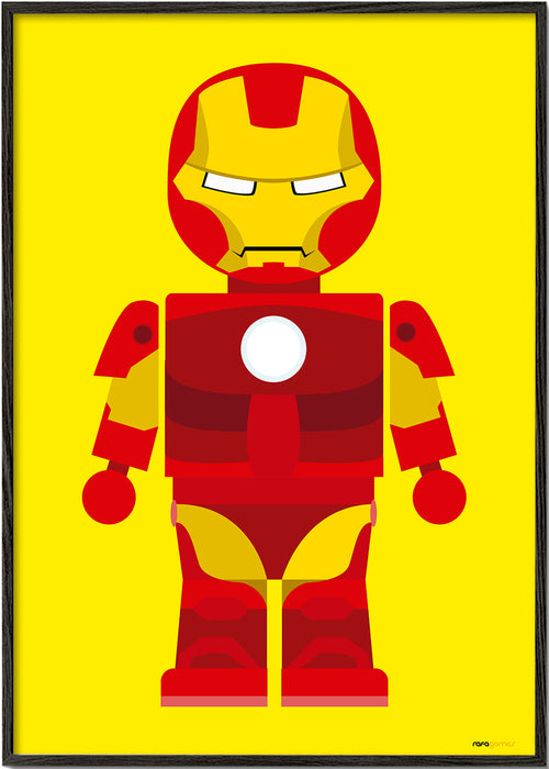 Børneplakat Ironman legetøj