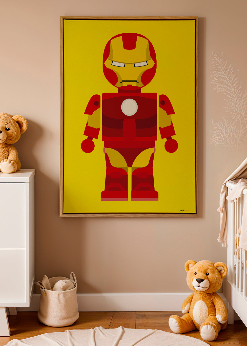 Børneplakat Ironman legetøj