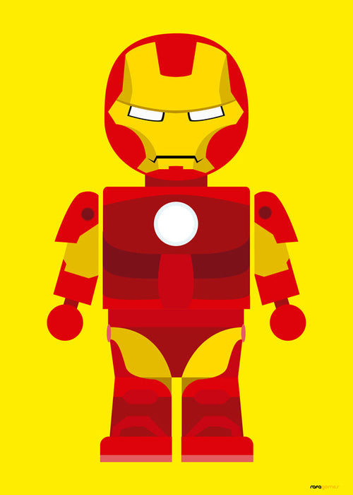 Børneplakat Ironman legetøj
