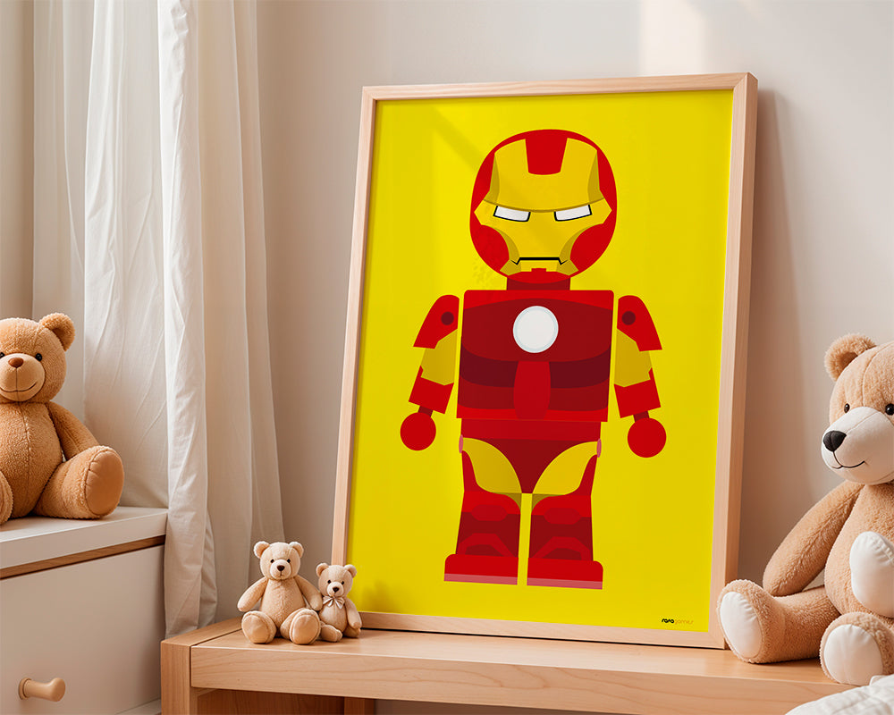 Børneplakat Ironman legetøj