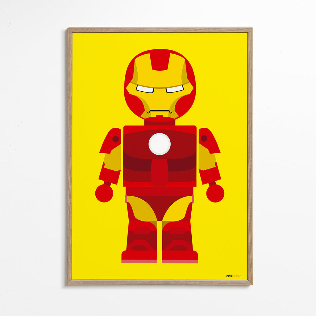 Børneplakat Ironman legetøj
