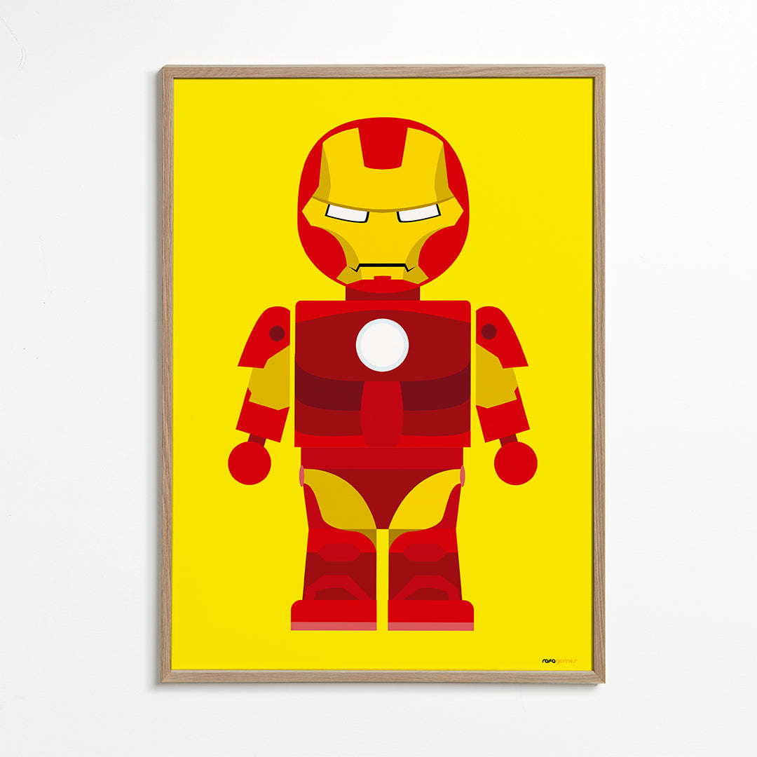 Børneplakat Ironman legetøj