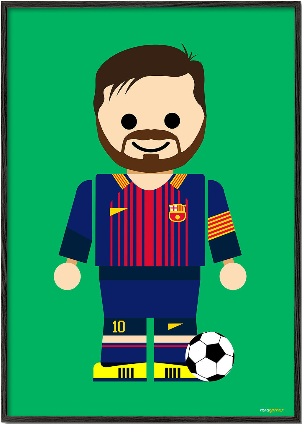 Sports kunst legetøj fodboldspiller illustration