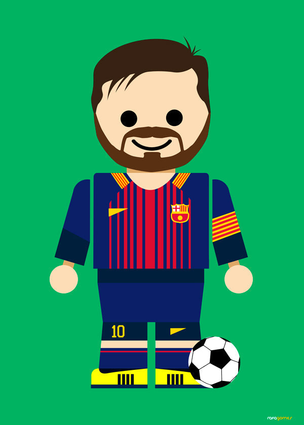 Sports kunst legetøj fodboldspiller illustration