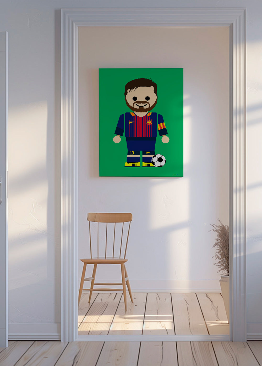 Sports kunst legetøj fodboldspiller illustration