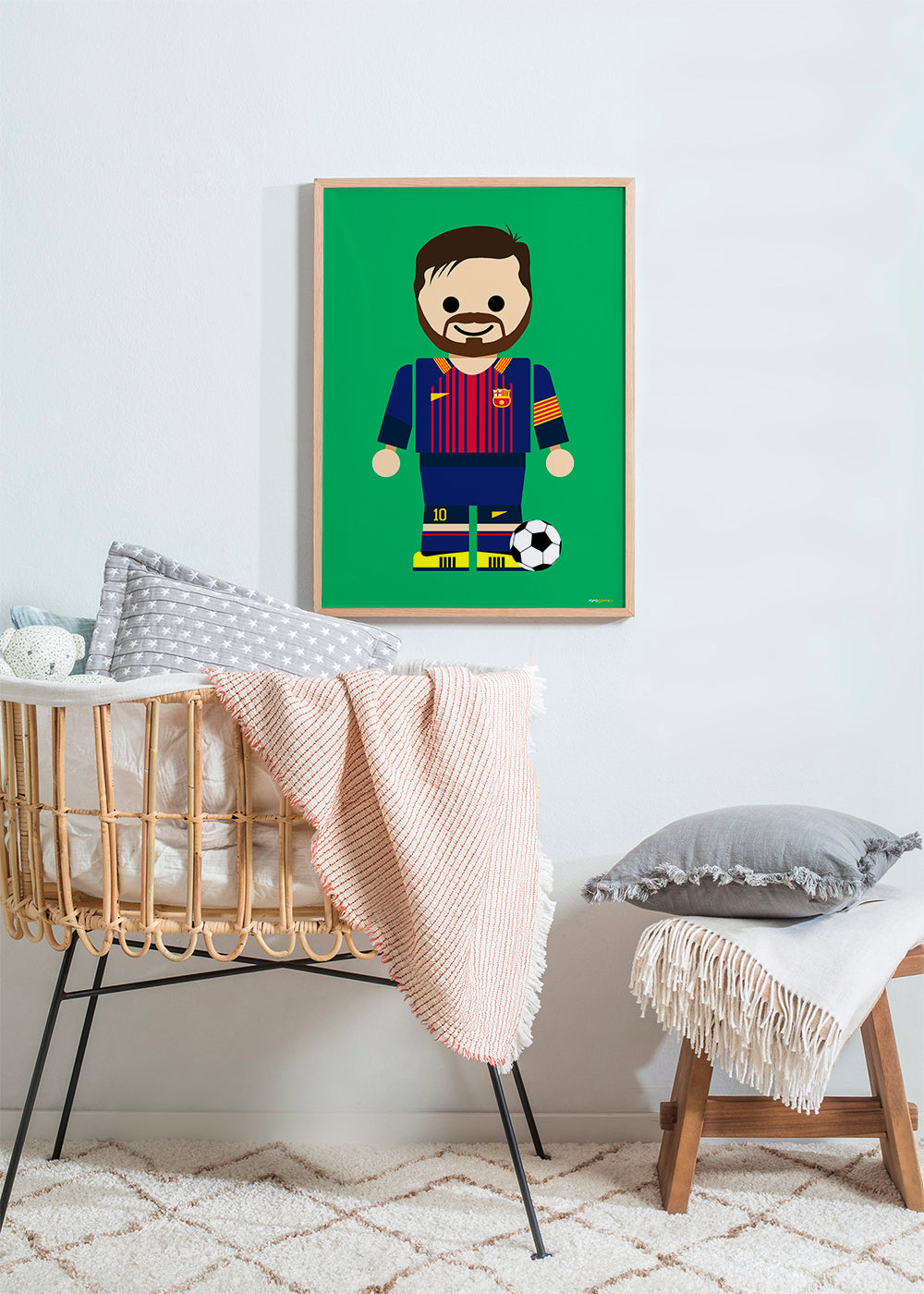 Sports kunst legetøj fodboldspiller illustration