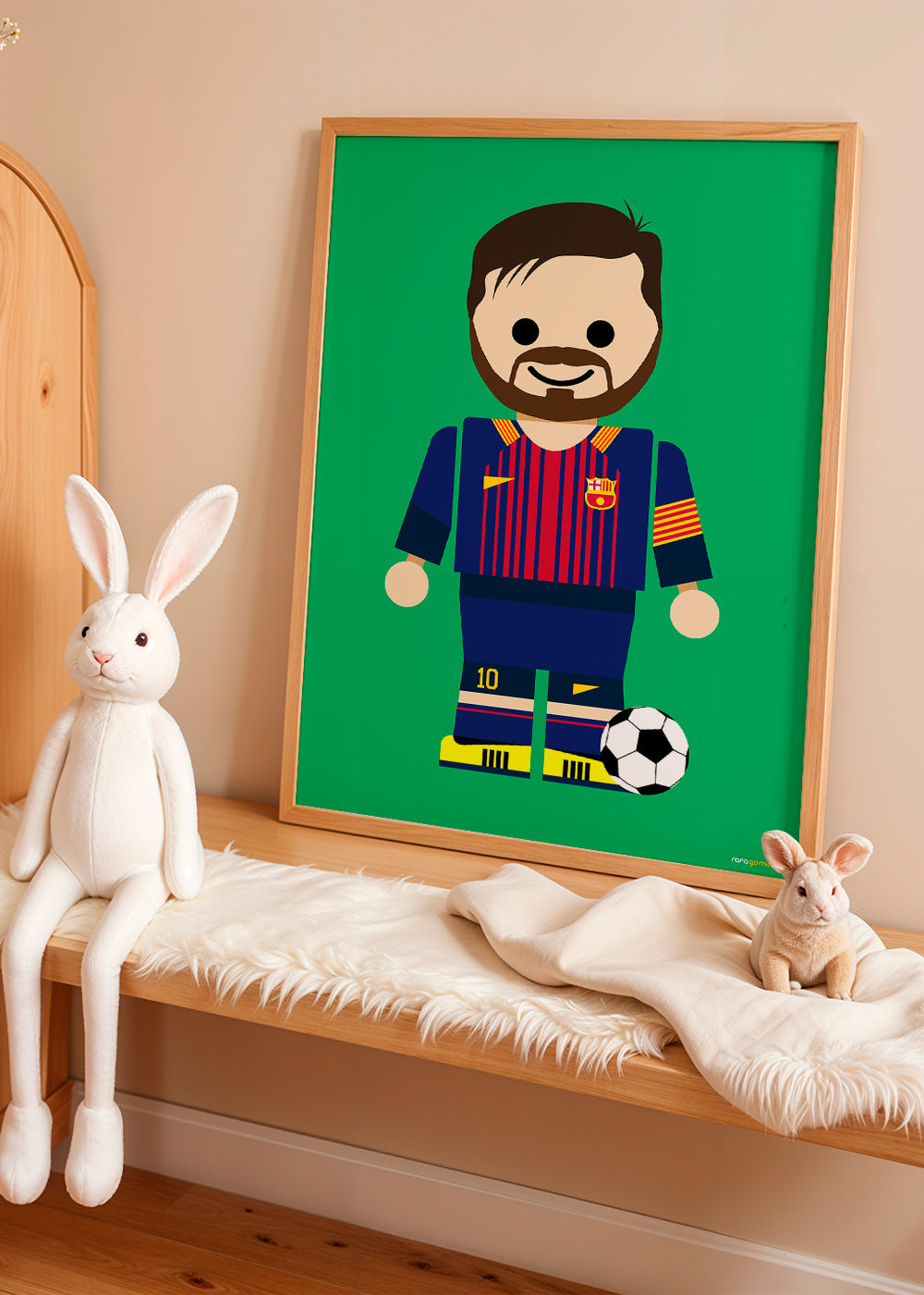 Sports kunst legetøj fodboldspiller illustration