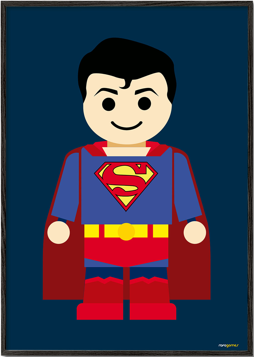 Legetøj superhelt illustration