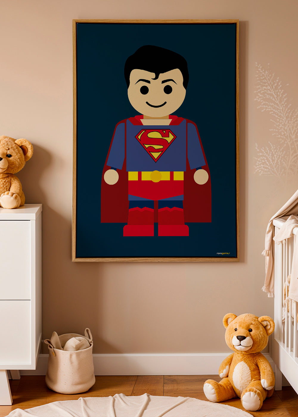Legetøj superhelt illustration