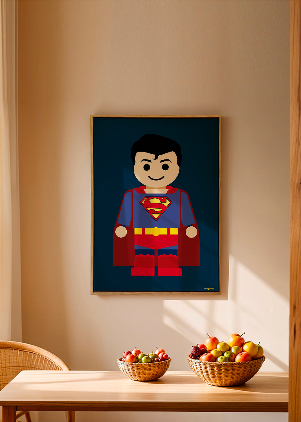 Legetøj superhelt illustration