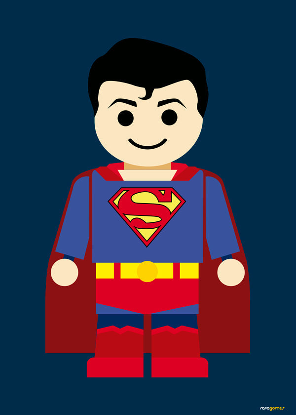 Legetøj superhelt illustration