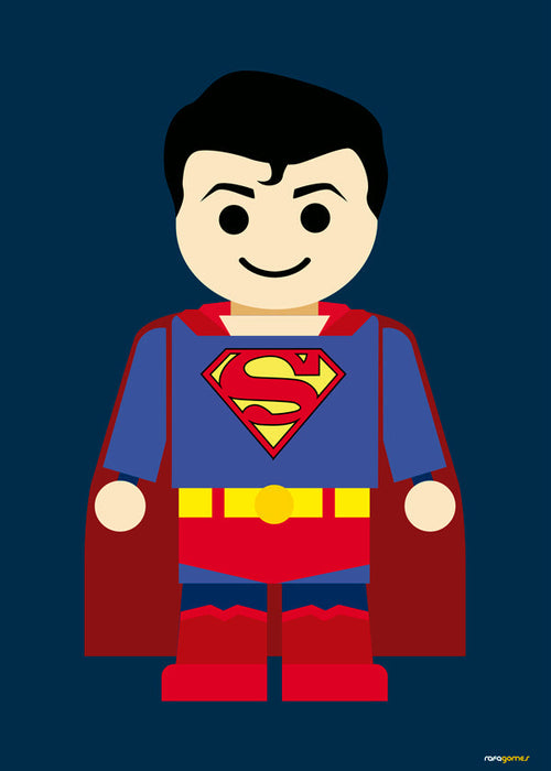 Legetøj superhelt illustration