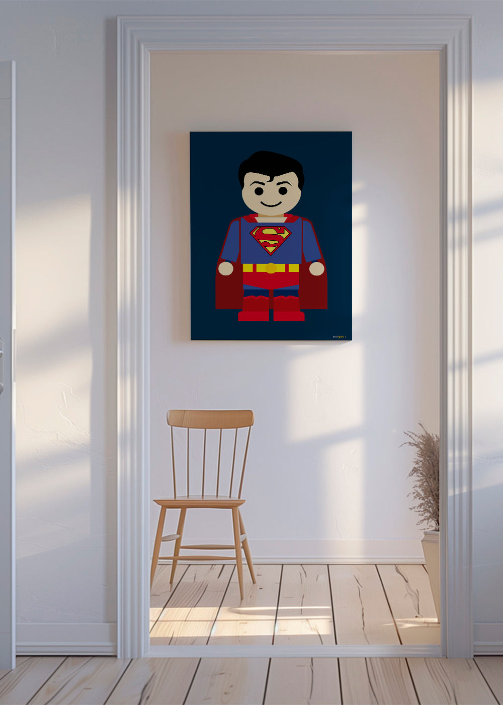 Legetøj superhelt illustration