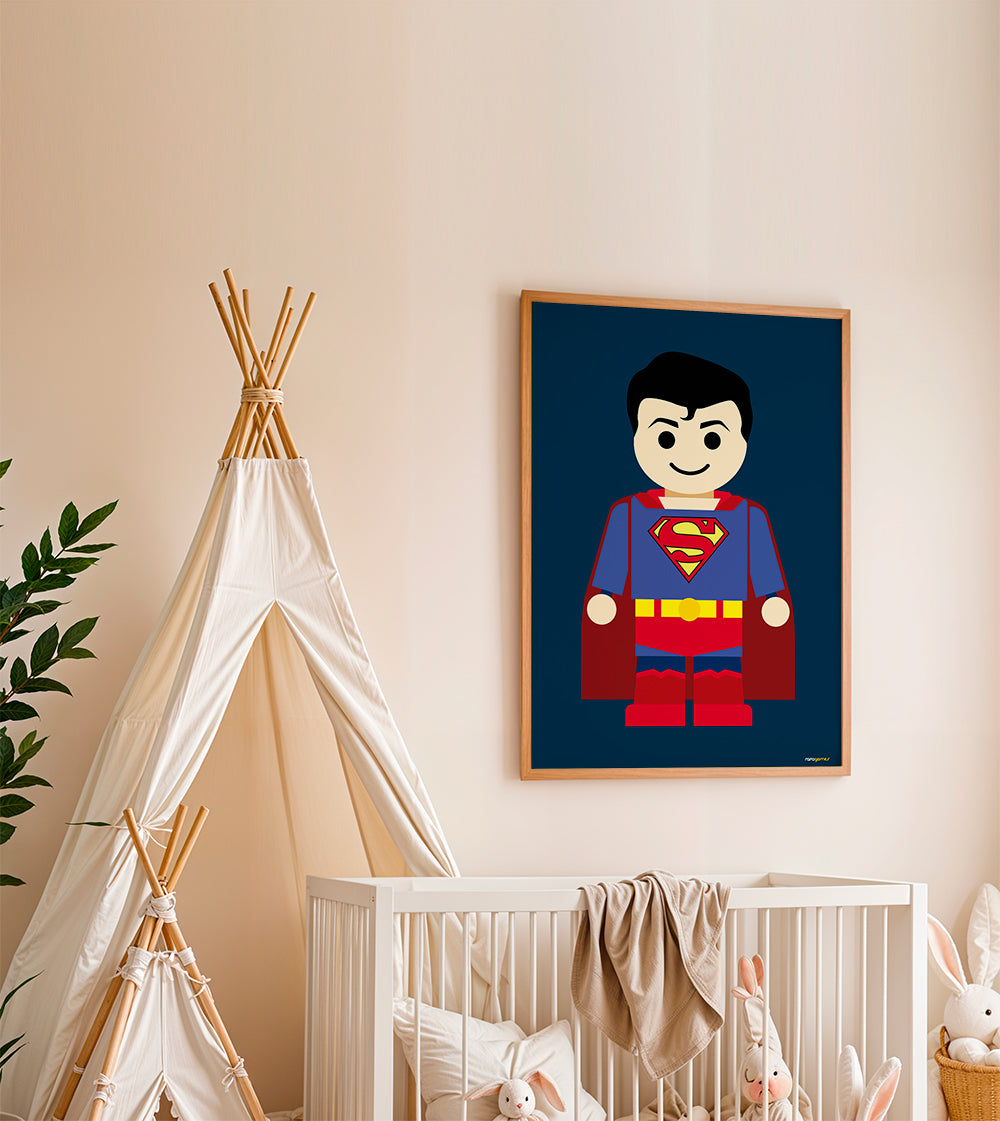 Legetøj superhelt illustration