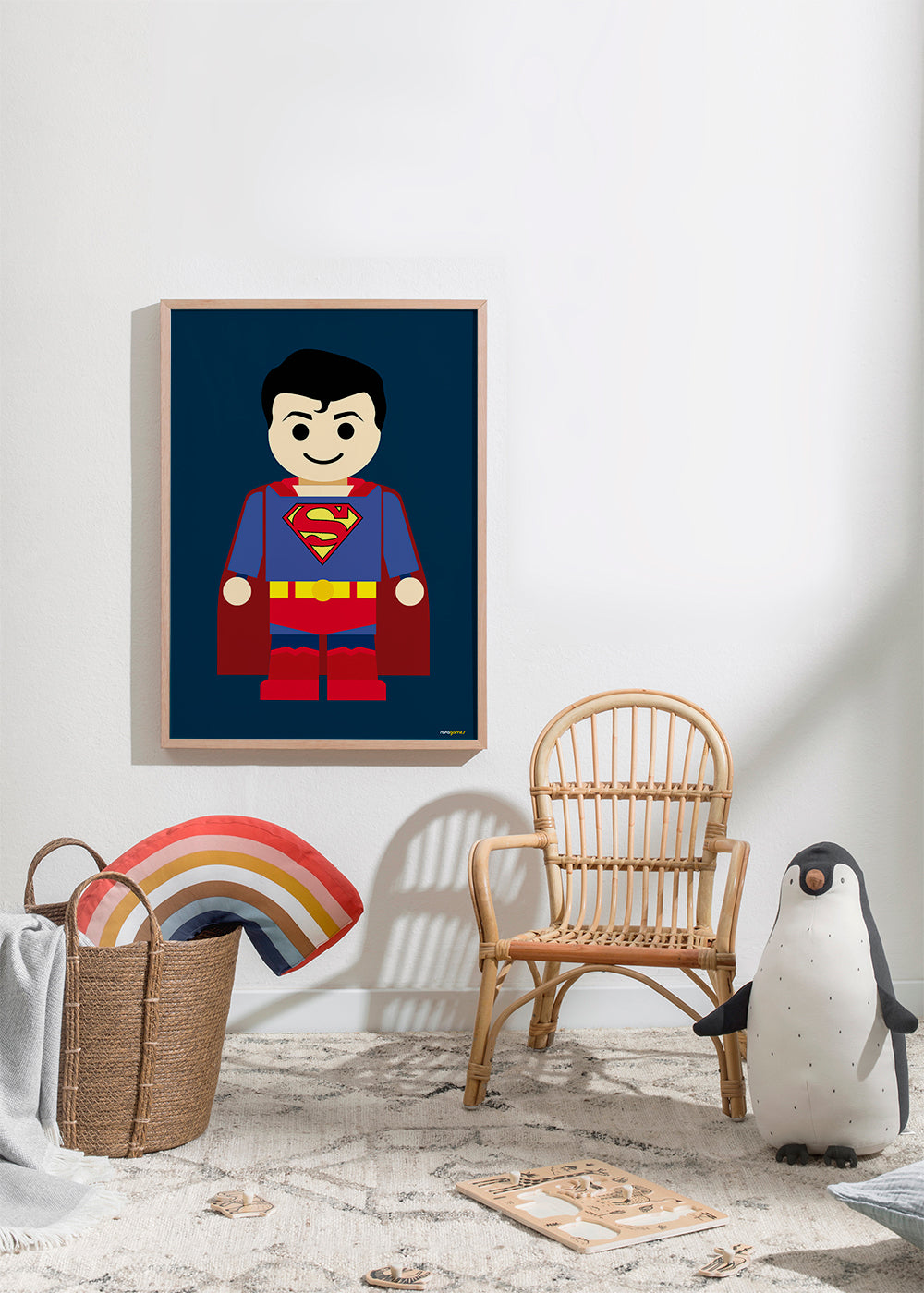 Legetøj superhelt illustration