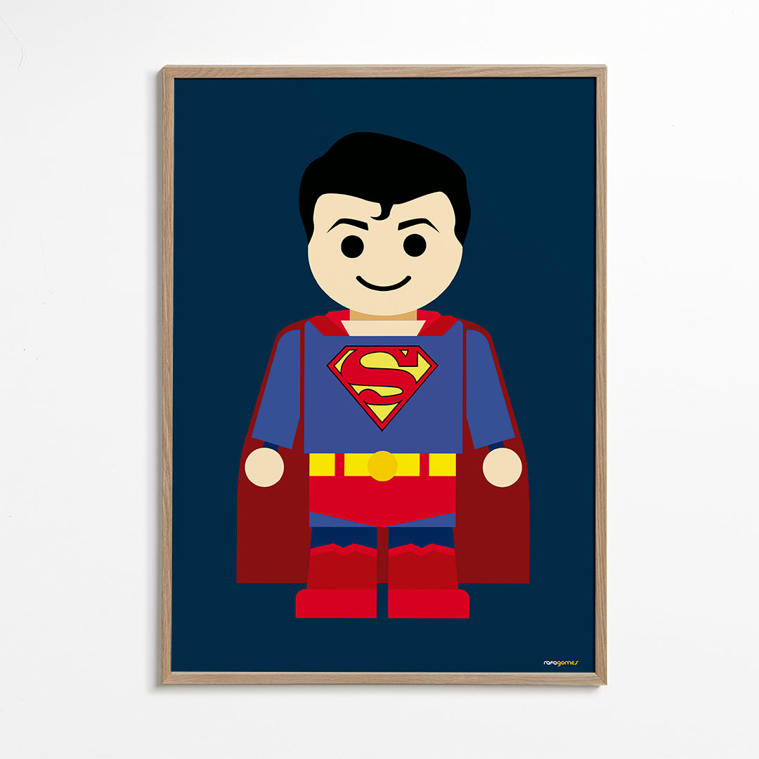 Legetøj superhelt illustration