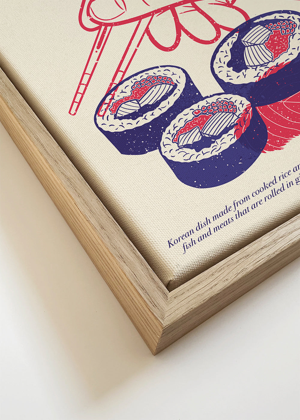 Køkkenkunst Kimbap-illustration
