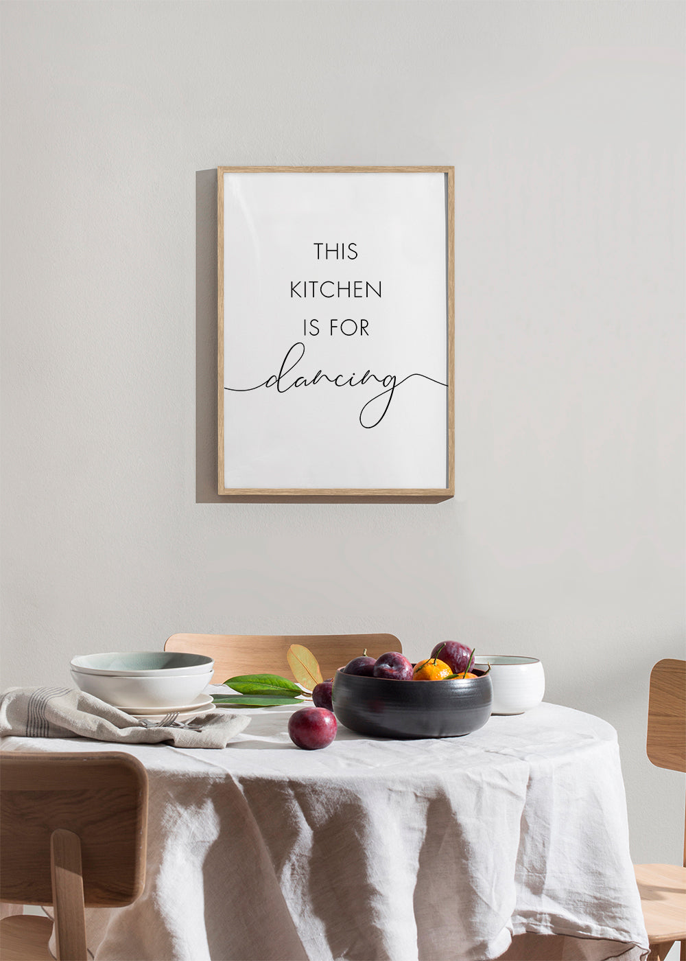 Køkkenkunst med typografisk sætning og kalligrafisk præg