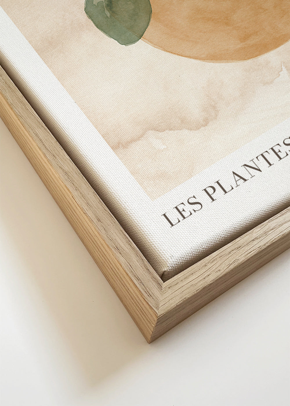 Botanisk plakat akvarel blade