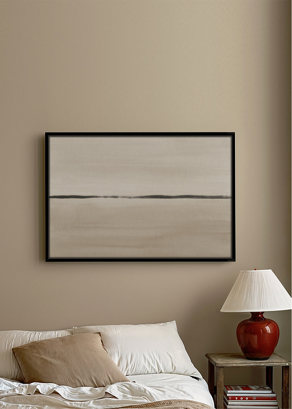 Minimalistisk horisont i beige nuancer