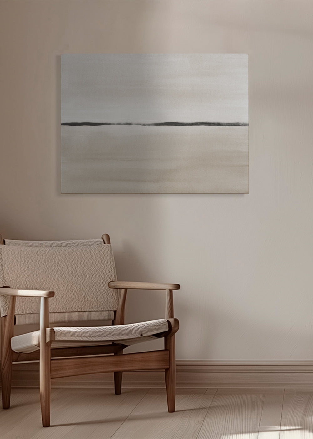 Minimalistisk horisont i beige nuancer
