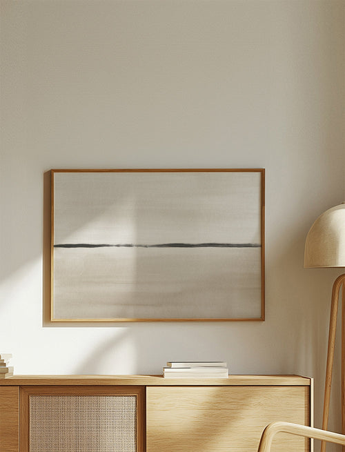 Minimalistisk horisont i beige nuancer