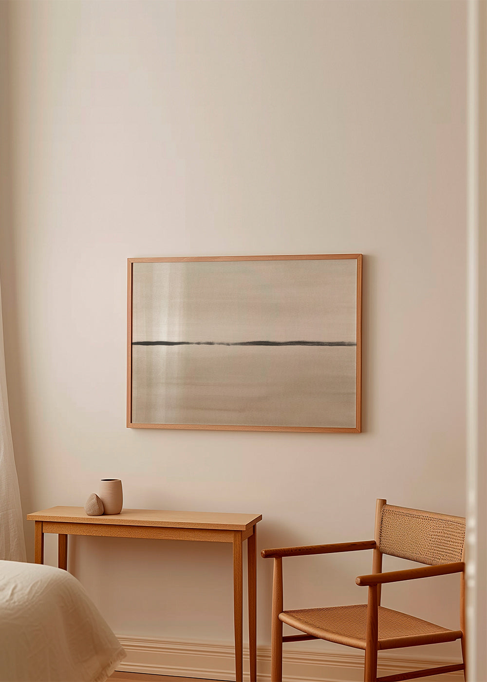 Minimalistisk horisont i beige nuancer