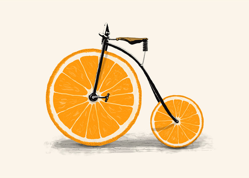 Køkkenkunst: appelsincykel