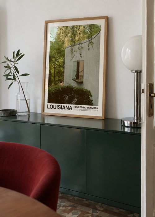 Louisiana - Curves - Framed poster in an interior