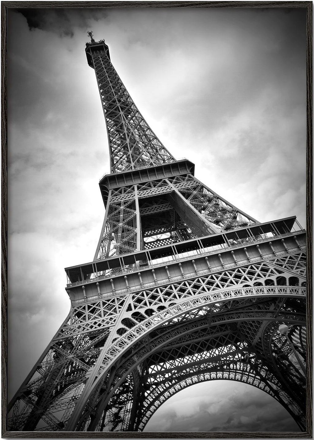 Byplakat Eiffel-tårn i perspektiv