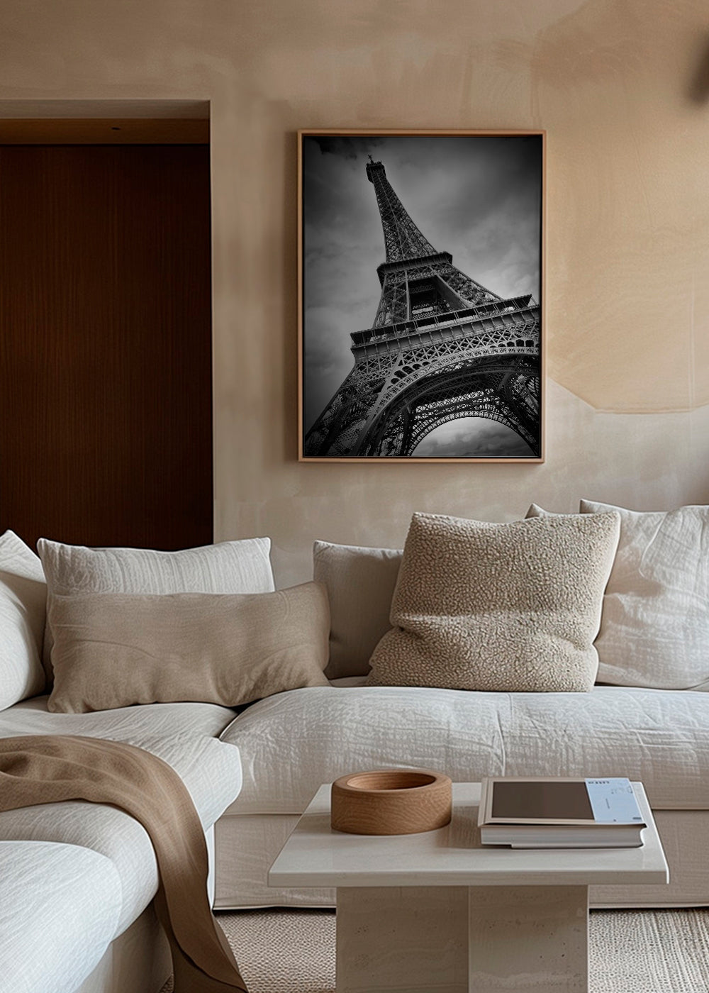 Byplakat Eiffel-tårn i perspektiv