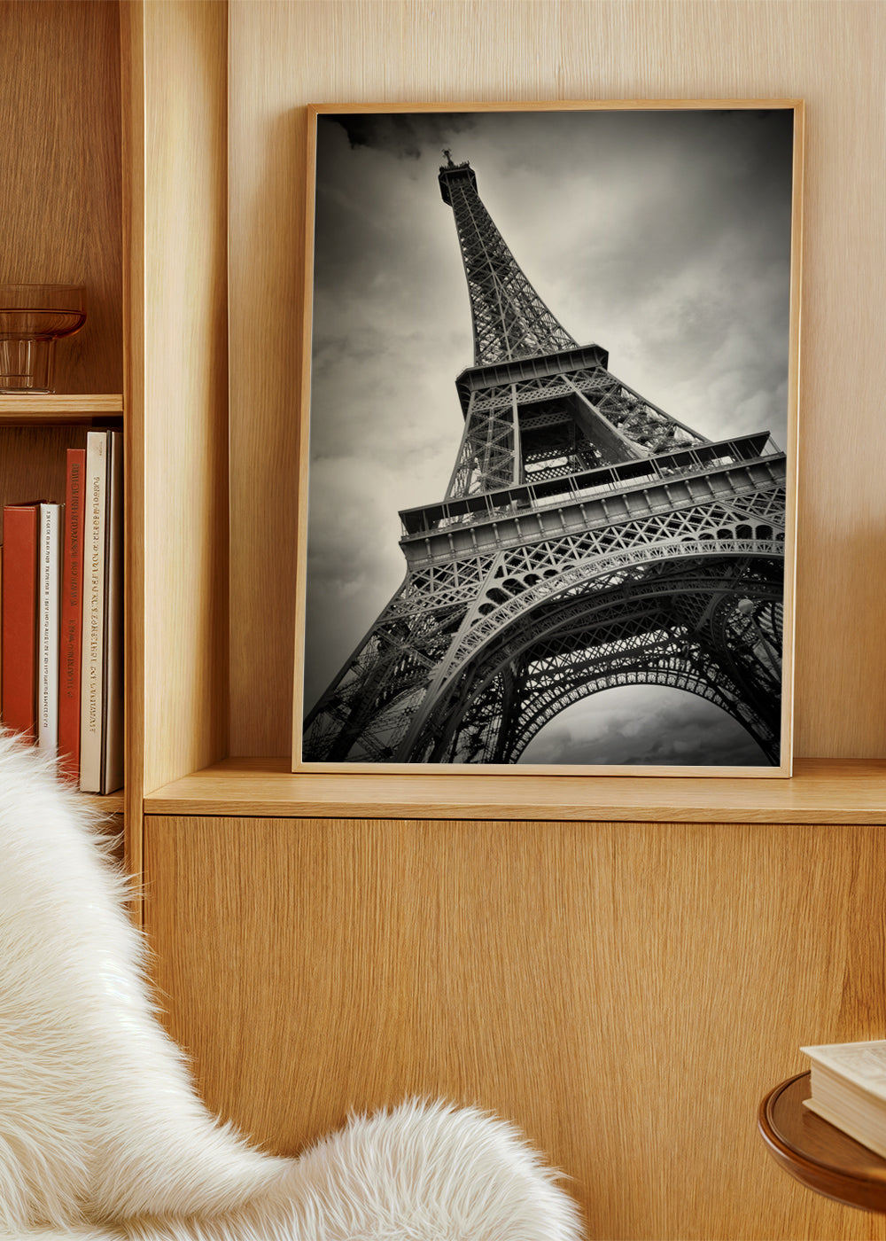 Byplakat Eiffel-tårn i perspektiv