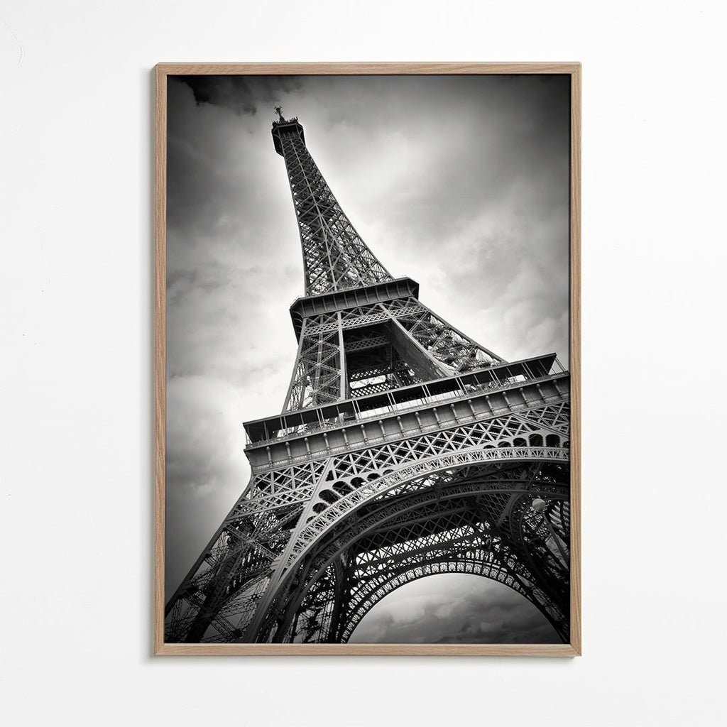 Byplakat Eiffel-tårn i perspektiv