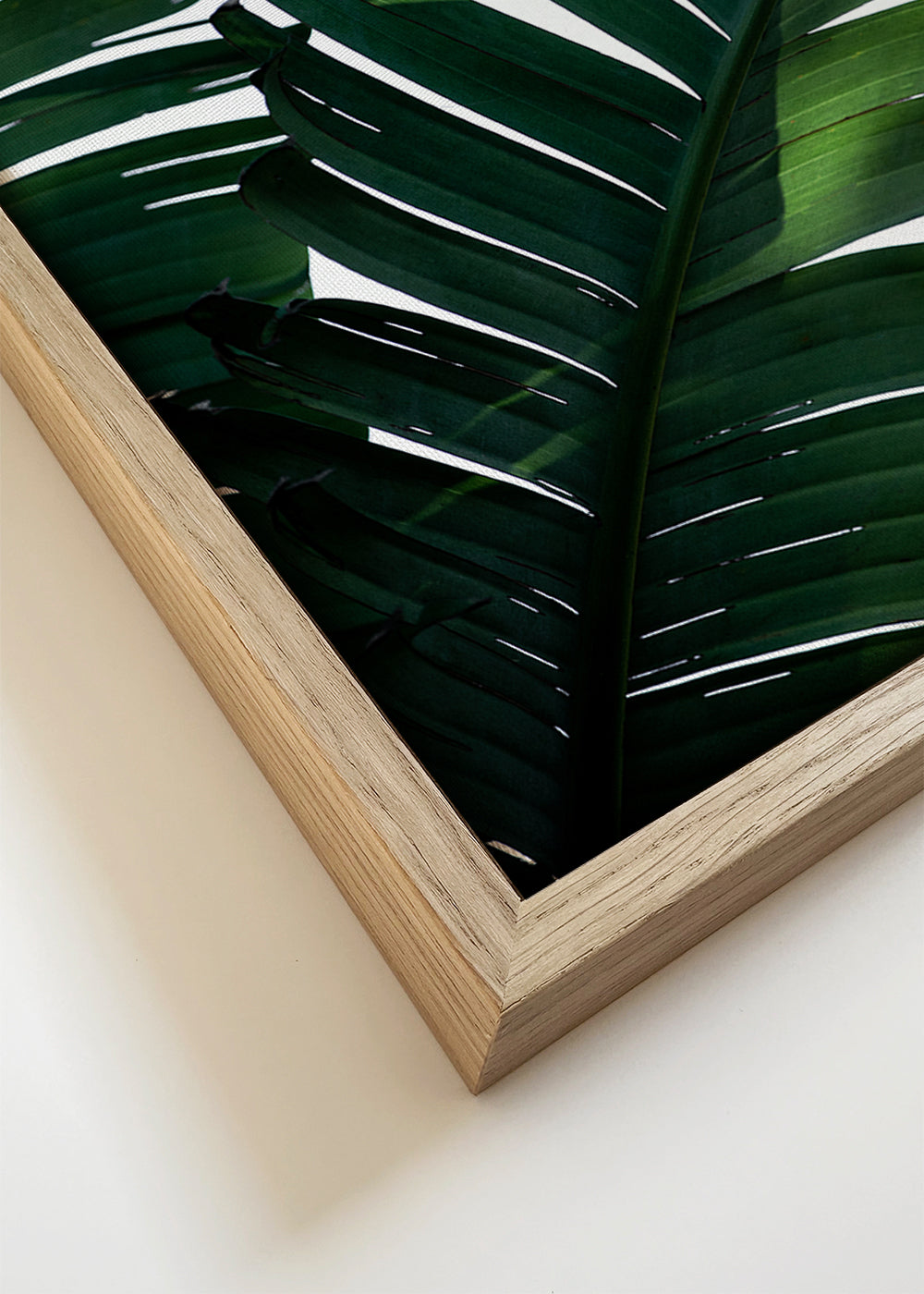 Botanisk plakat grønne blade vertikal