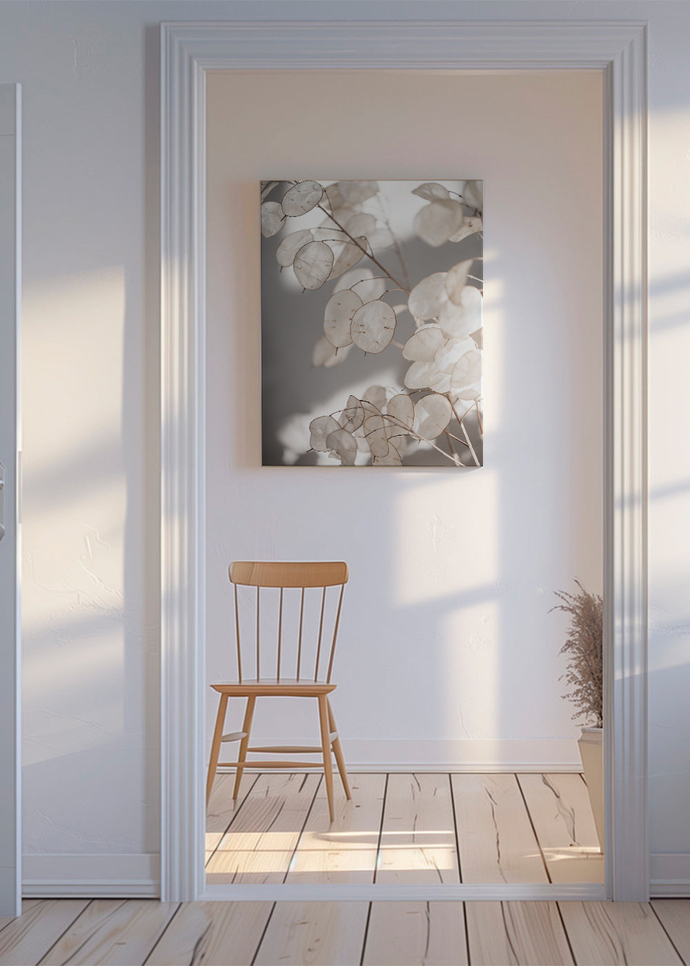 Botanisk plakat gennemsigtige blade foto