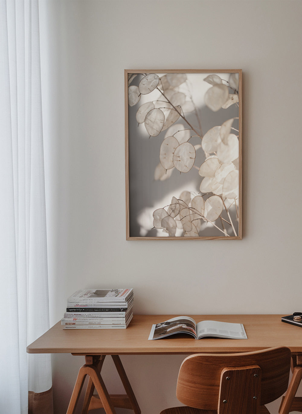 Botanisk plakat gennemsigtige blade foto