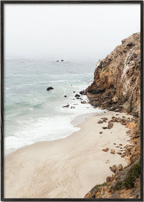 Landskabskunst: klint og strand