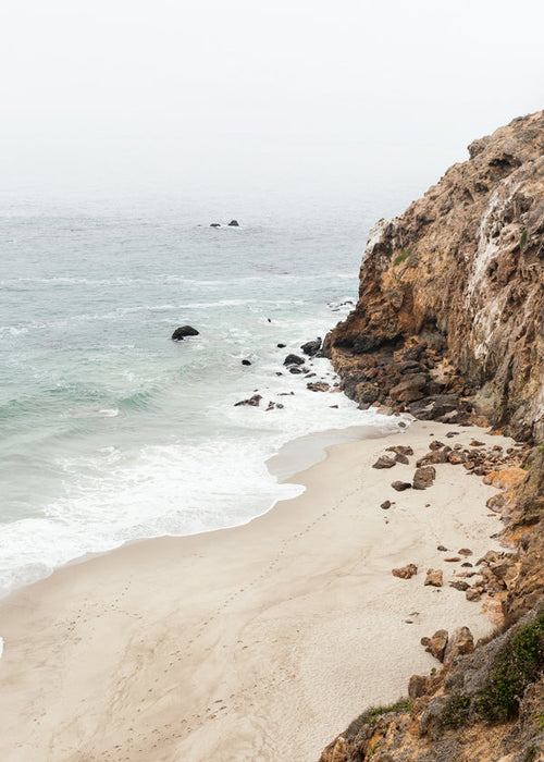 Landskabskunst: klint og strand