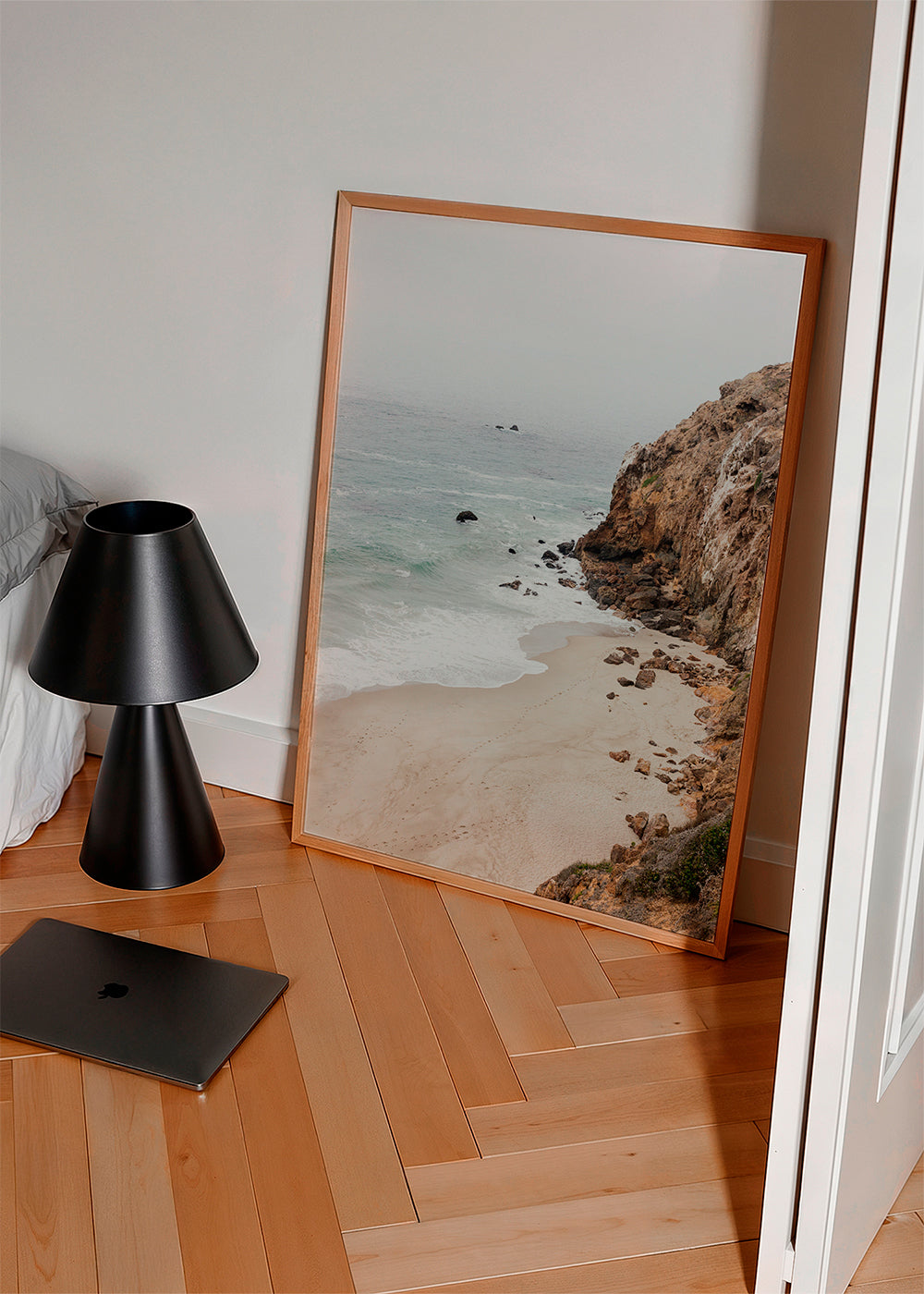 Landskabskunst: klint og strand