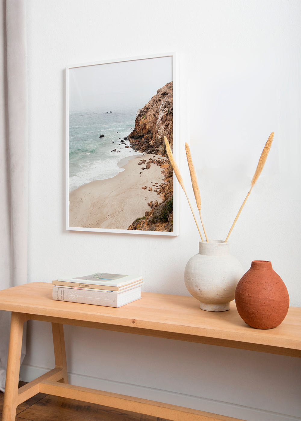 Landskabskunst: klint og strand