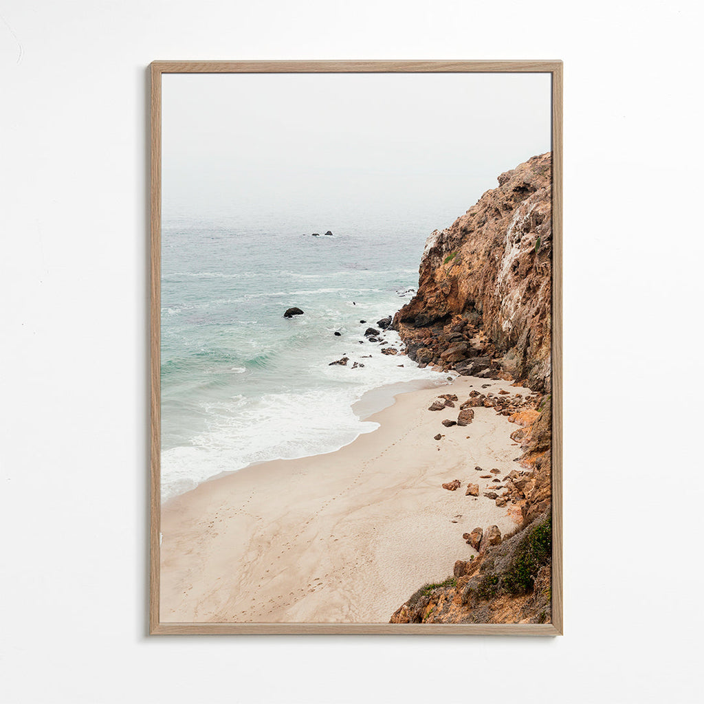 Landskabskunst: klint og strand