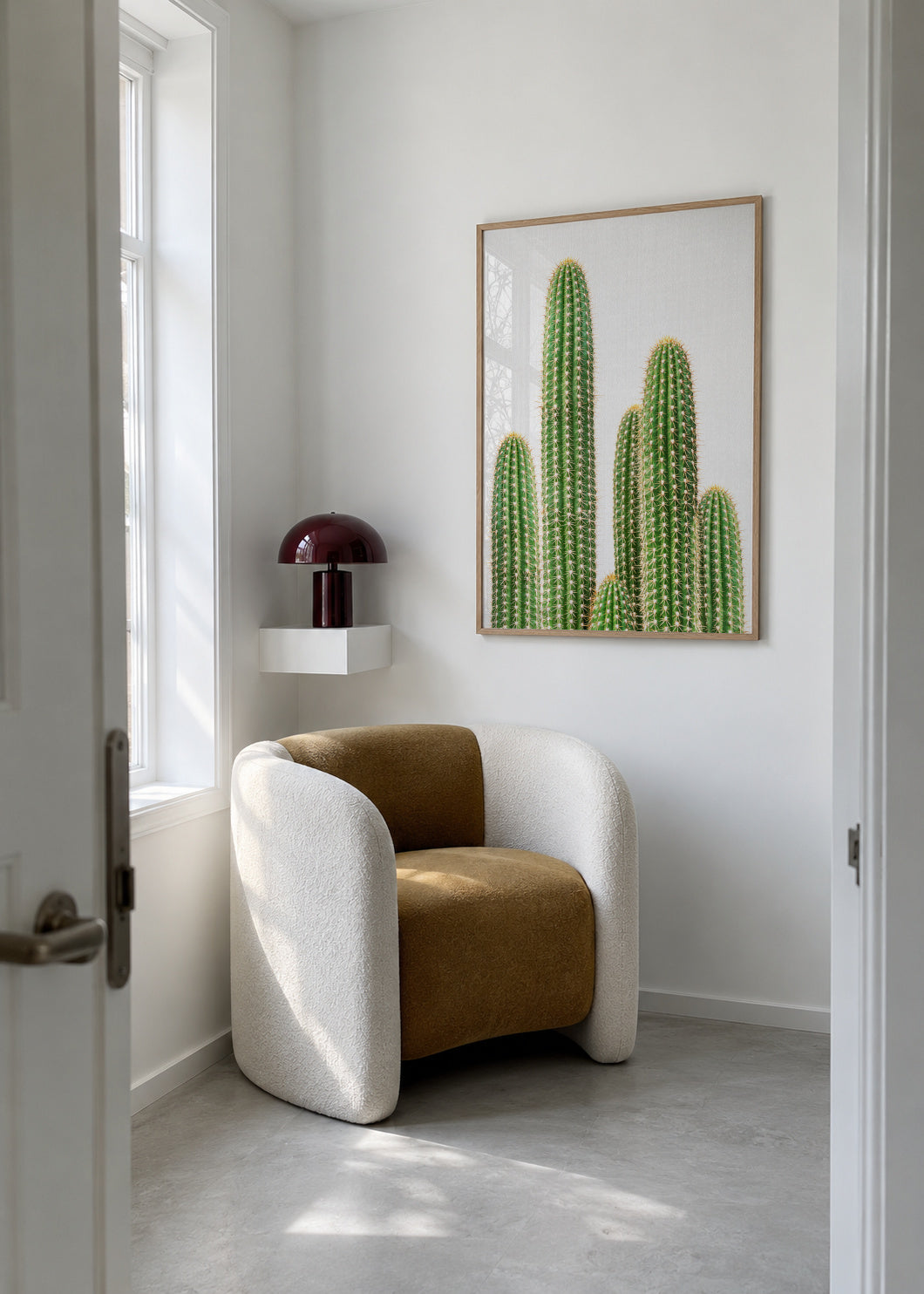 Cactus 2 - Framed poster in an interior