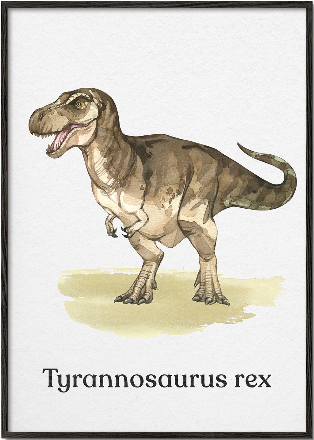 Kunstværk Tyrannosaurus rex illustration